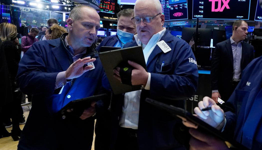 Richard Drew/AP/TT: New York-börsen inleder tydligt uppåt. Arkivbild.