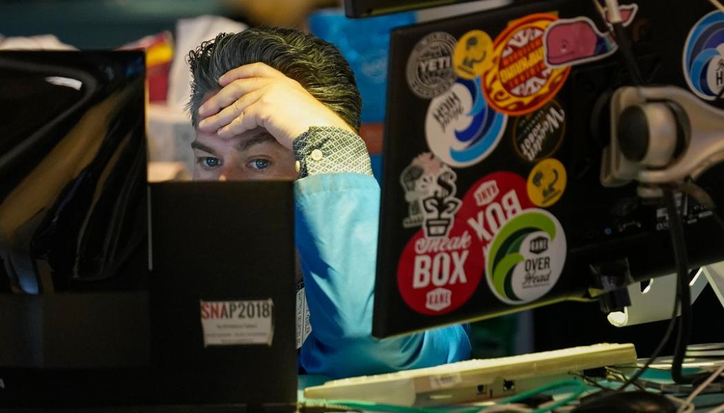 Seth Wenig/AP/TT: Börsgolvet på Wall Street. Bild från förra veckan.