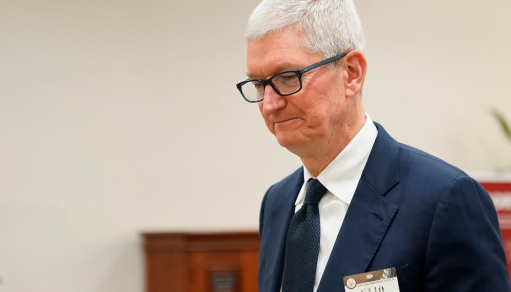 Patrick Semansky: Tim Cook, vd på Apple. Arkivbild.