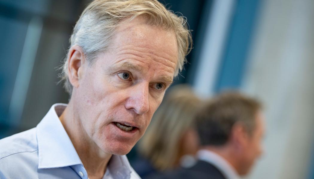 Johan Nilsson/TT: Eric White, vd för Air Labels och styrelseordförande för förpackningsklustret Packbridge. Arkivbild.