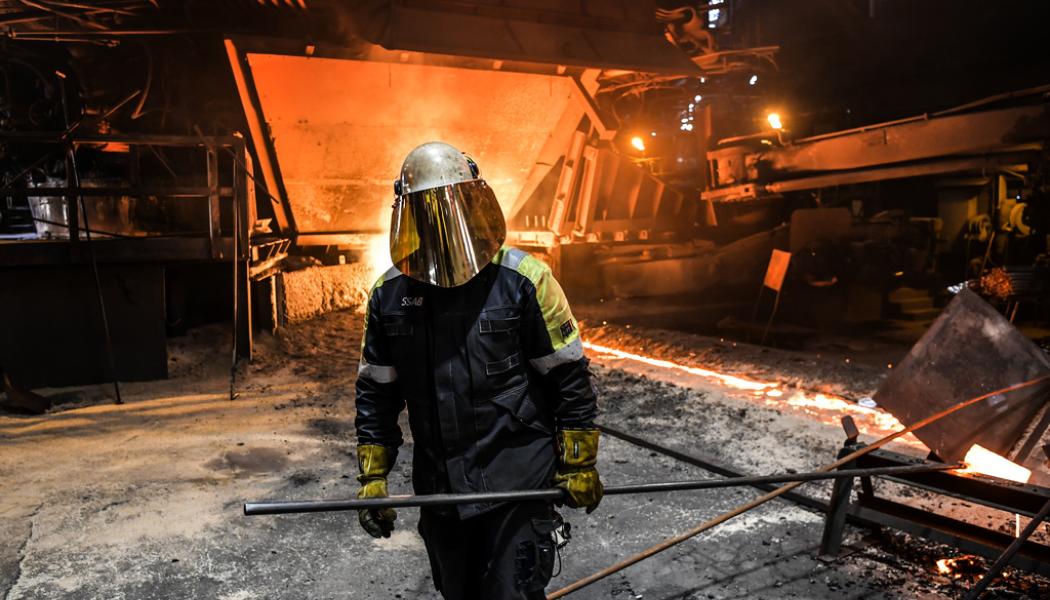 Anders Wiklund/TT: Dämpad orderingång till industrin. Genrebild.