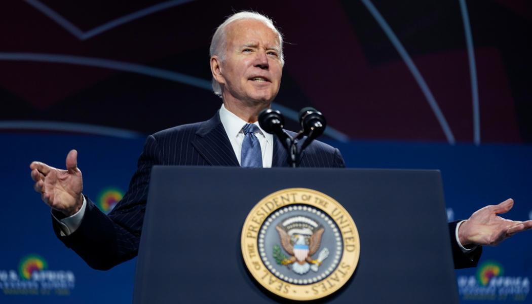 Patrick Semansky/AP/TT: Inom EU är oron stor över konsekvenserna av det stora stödpaketet IRA som USA:s president Joe Biden fick igenom tidigare i år. Arkivfoto.