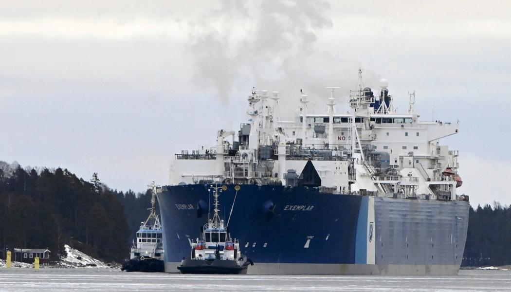 Jussi Nukari/AP/TT: Fossil gas står för cirka fem procent av den totala energiförbrukningen i Finland.