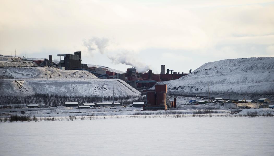 Fredrik Sandberg/TT: Orderingången minskade, men bland annat gruvindustrin klarade sig bättre. Här LKAB:s gruva i Kiruna. Arkivbild.