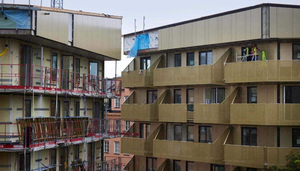 Fredrik Persson/TT: Mörka moln över bostadsmarknaden. Arkivbild.