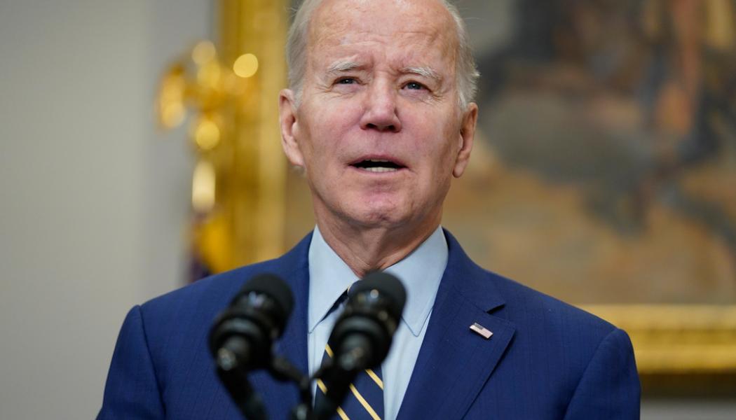 Evan Vucci/AP/TT: USA:s president Joe Biden planerar att hålla ett tal under tidig eftermiddag svensk tid med anledning av turerna kring två amerikanska banker.