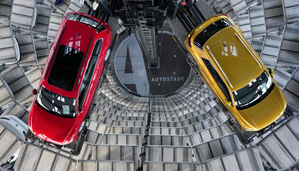 Michael Sohn/AP/TT: Volkswagens fabrik i tyska Wolfsburg. Arkivbild.