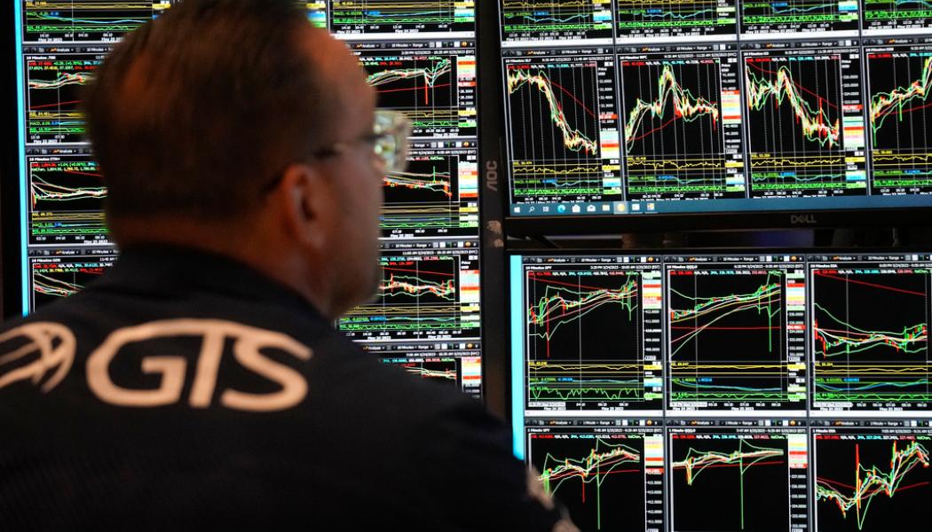 Seth Wenig/AP-TT: Tekniktunga Nasdaq-index steg över två procent. Arkivbild.