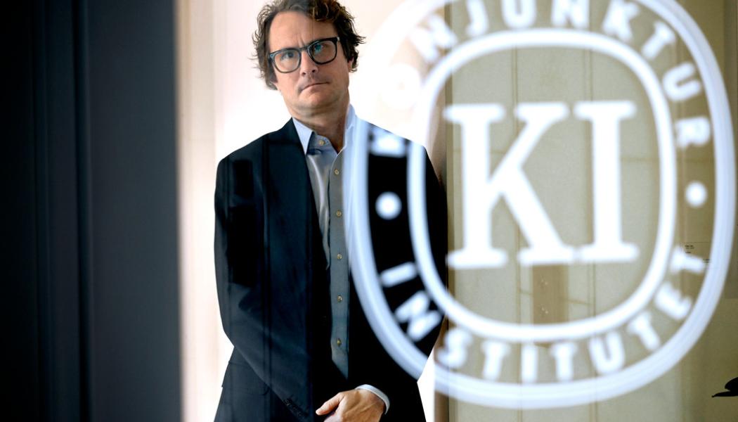 Janerik Henriksson/TT: Konjunkturinstitutet (KI), med generaldirektör Albin Kainelainen, presenterar en ny upplaga av rapporten Konjunkturläget. Arkivbild