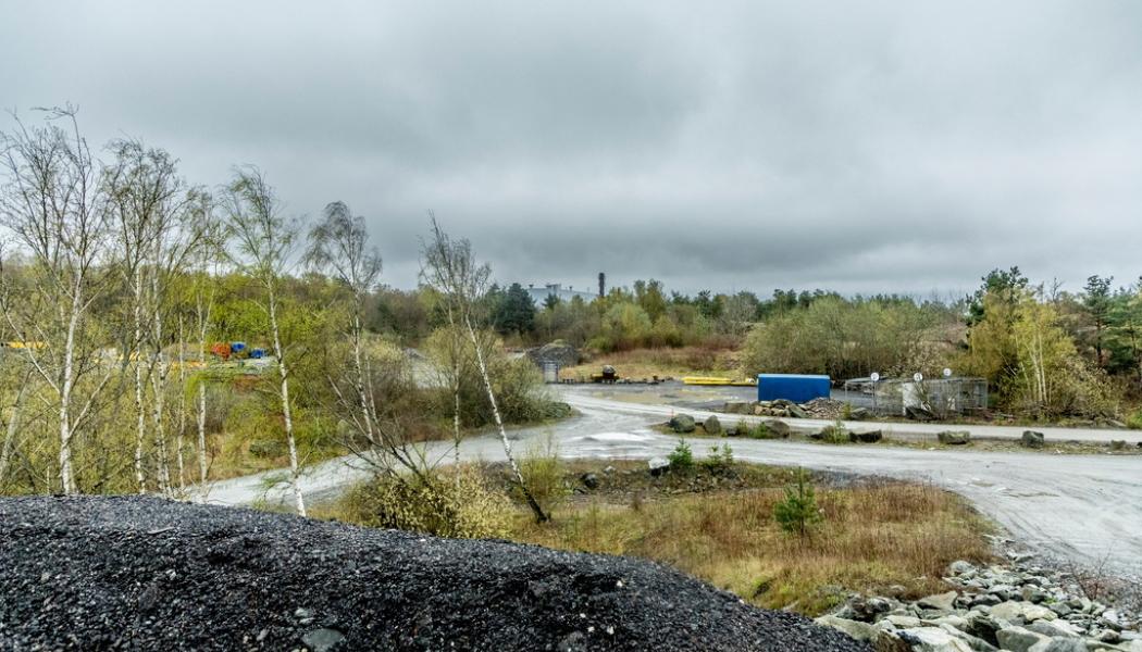 Adam Ihse/TT: Platsen där Novo Energy (som ägs av Northvolt och Volvo Cars) ska bygga en batterifabrik vid Volvo i Torslanda. Arkivbild.