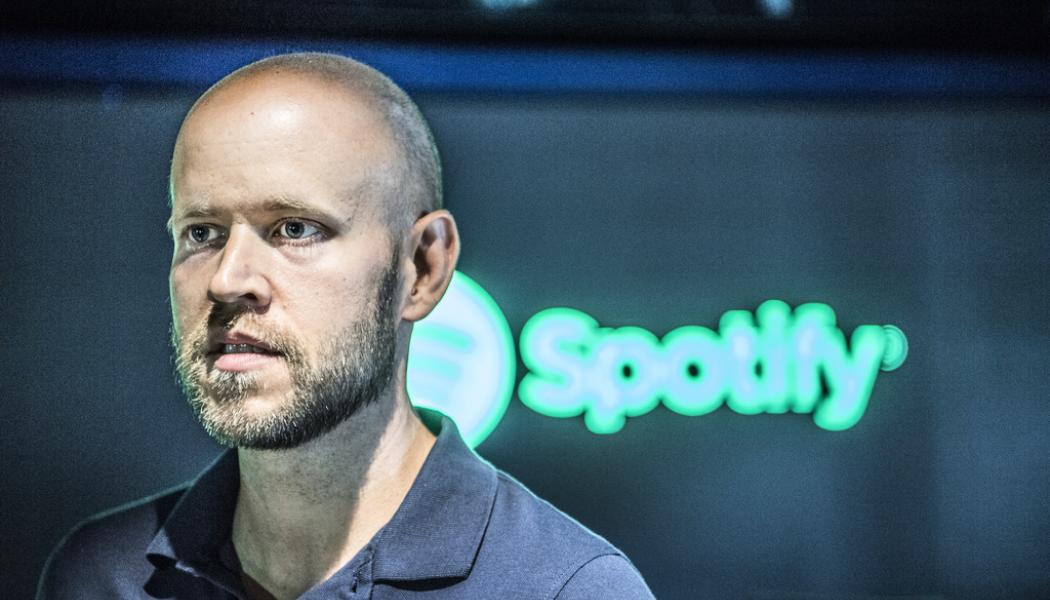 Lars Pehrson/SvD/TT: Spotifys medgrundare och vd Daniel Ek. Arkivbild.