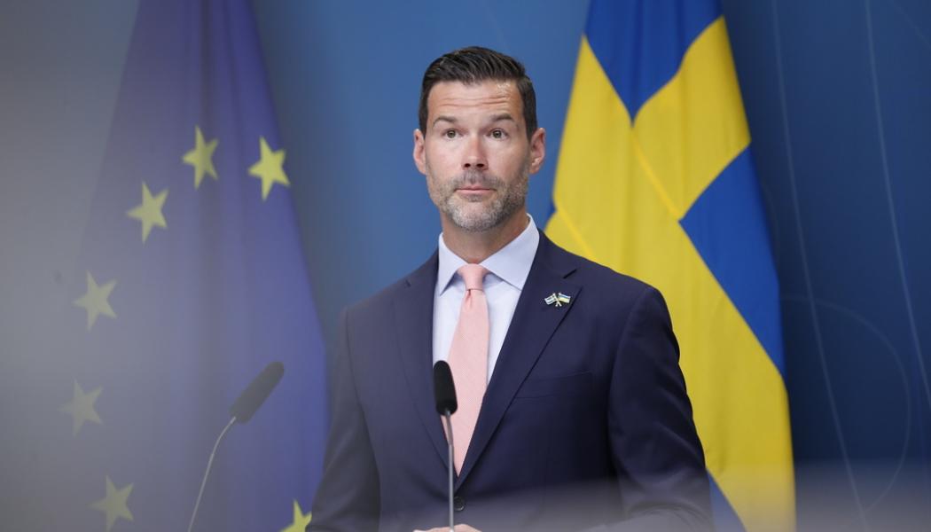 Caisa Rasmussen/TT: Bistånds- och utrikeshandelsminister Johan Forssell (M). Arkivbild.
