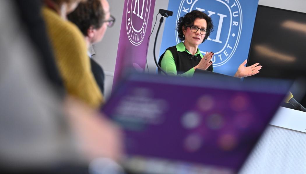 Claudio Bresciani/TT: Ylva Hedén Westerdahl, chef för Konjunkturinstitutets prognosavdelning. Arkivbild.