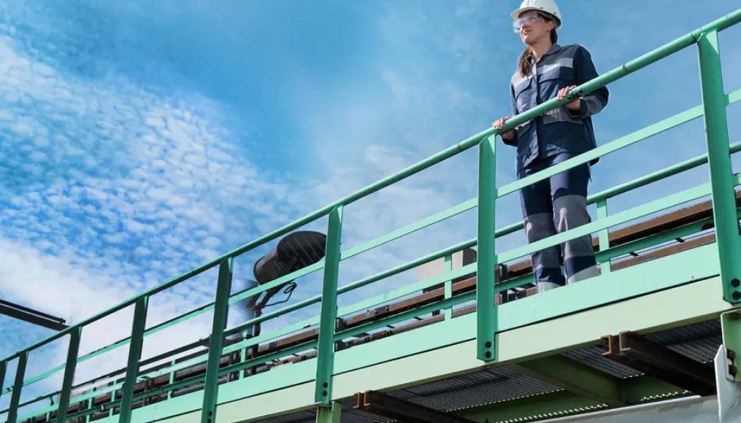 En blick mot framtiden vid stålverket. Foto: Thyssen-Krupp Steel