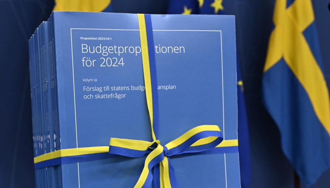 Jonas Ekströmer/TT: Statens budget för 2024.
