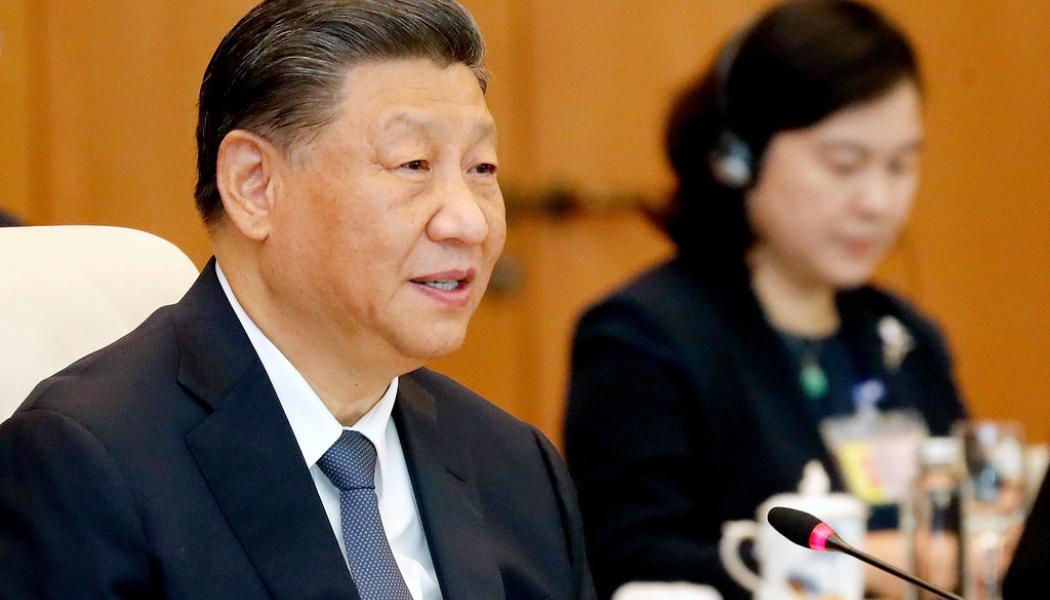 Minh Hoang/AP/TT: Kina inför nya sanktioner mot USA, meddelar utrikesdepartementet på söndagen. På bilden Kinas president Xi Jinping.