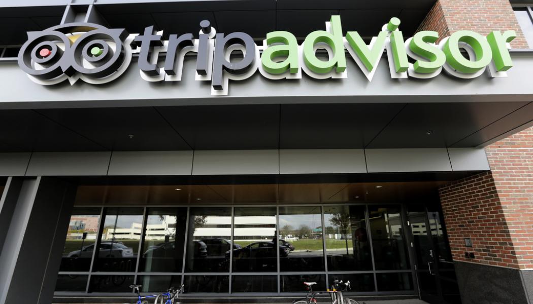Steven Senne/AP-TT: Resesajten Tripadvisor steg kraftigt på Wall Street efter en positiv rapport. Arkivbild.