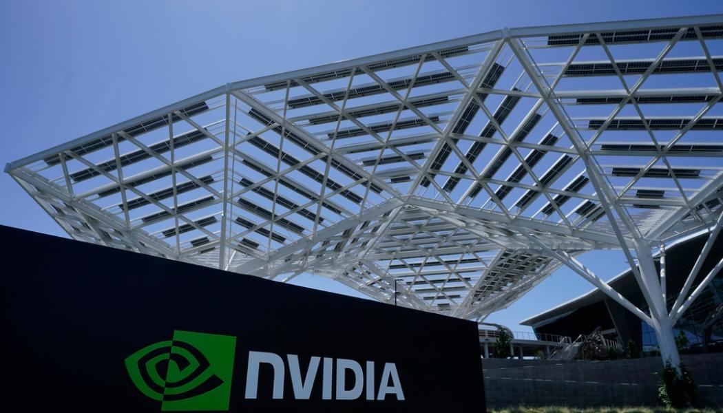 Jeff Chiu/AP/TT: Nvidia presenterar delårsrapport. Arkivbild.