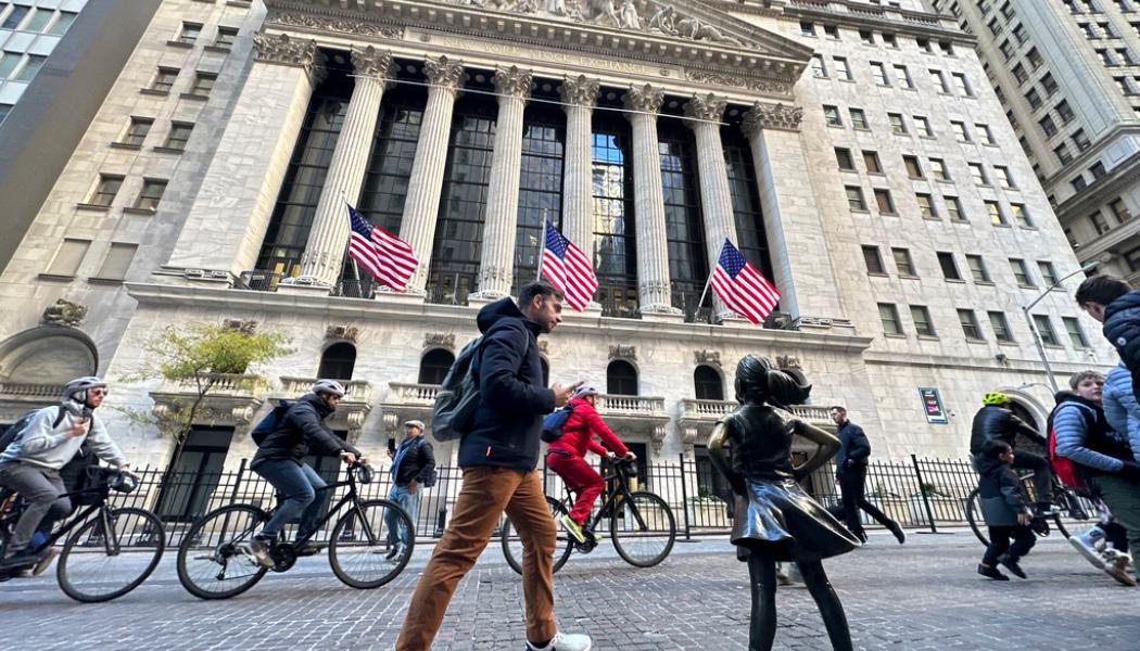 Ted Shaffrey/AP/TT: USA-börsens breda index satte nytt rekord på torsdagen. Arkivbild.