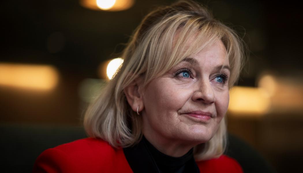 Judit Nilsson / SvD /TT: Carina Åkerström valdes till ordförande för drygt en vecka sedan. Arkivbild.