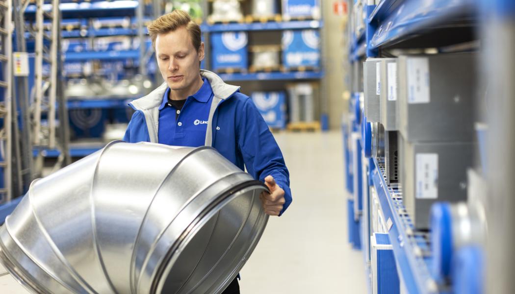 H2 Green Steel ska leverera 159 000 ton fossilfritt stål till byggindustriföretaget Lindab. Foto: Lindab
