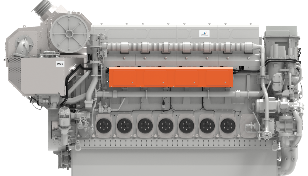 Wärtsilä-motor. Pressbild.