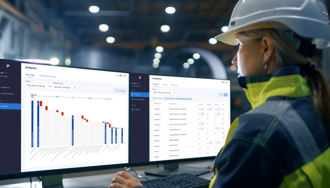 Det nya samriskbolaget kommer att hysa Factorypal, en programvara utvecklad av Körber för mjukpapperskonvertering för att förbättra tillverkningsprestanda och produktivitet. Foto: Valmet
