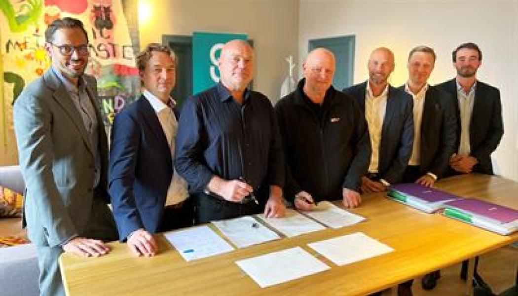 Jonas Björk, Kent Lönn, Jukka Lindqvist, Johan Larsson, Gustaf Larsson Ernefelt och Ted Boheman. Foto: Instalco