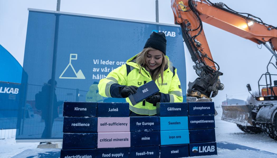 Energi- och näringsminister Ebba Busch. Foto: Wesley Overklift/LKAB