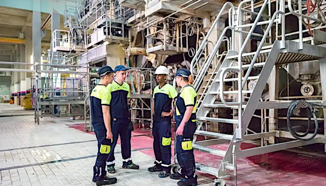 AFT:s MaxEdge150-raffinör har installerats vid Essitys bruk i Mannheim. Foto: Essity