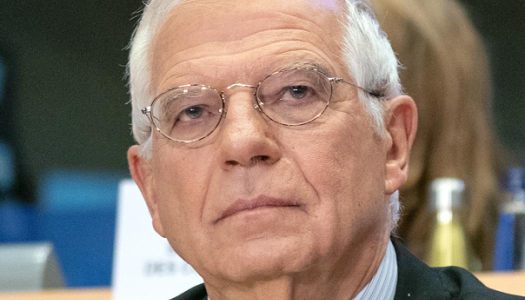 EU:s utrikeschef Borrell motiverade EU:s agerande med lärdomar från det förflutna. Foto: Wikipedia Common, kredit: Europaparlamentet