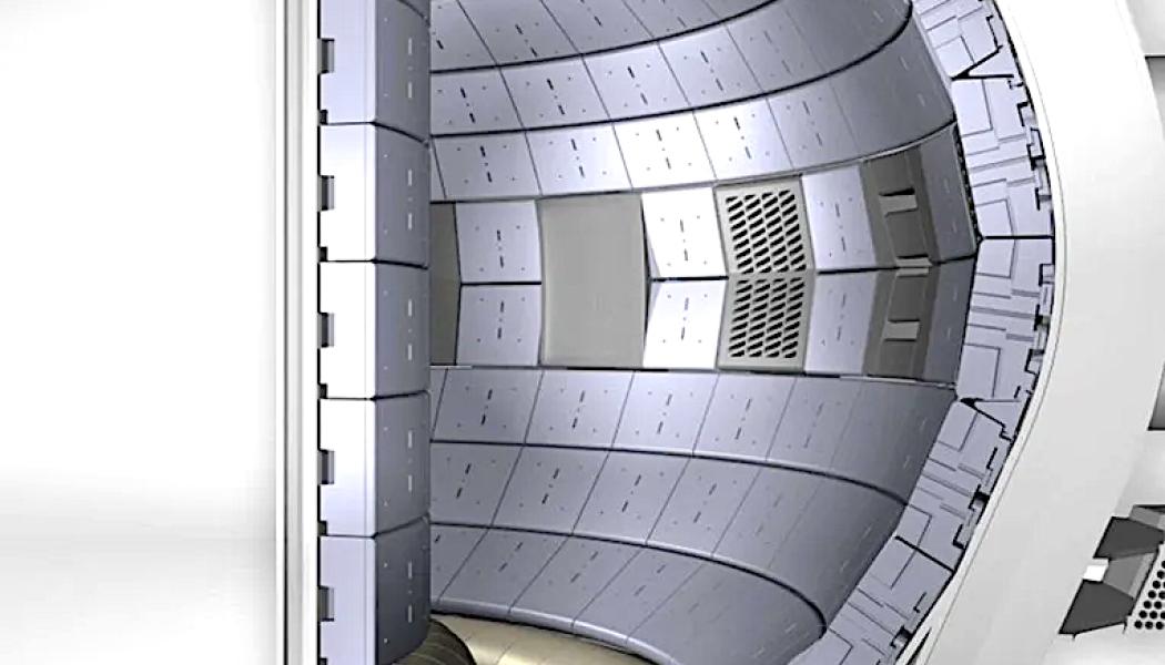 Den nya metoden gör bortekniken särskilt intressant för stora fusionsprojekt, som det pågående ITER-projektet, ett av världens mest ambitiösa fusionsprojekt som syftar till att demonstrera att fusionskraft kan vara en säker och ren energikälla för framtiden. Bilden visar internationella ITER-fusionsreaktorn som är av tokamak-typ. Tvärsnitt. BILD: ITER / PPPL