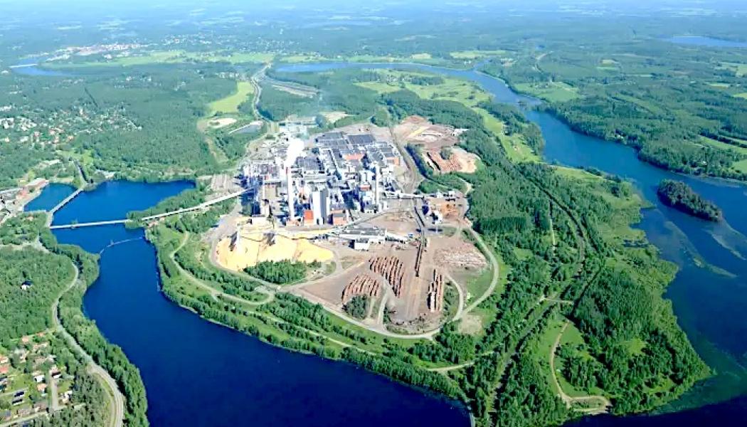  UPM:s massafabrik i Kymi i Finland. Foto: UPM