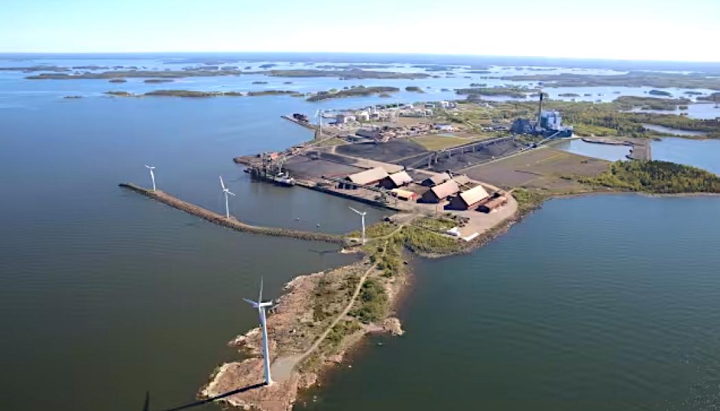 Tahkoluoto vann den hårda konkurrensen om placeringen av vanadiinanläggningen i slutet av förra året. Foto: Björneborgs hamn Ab.