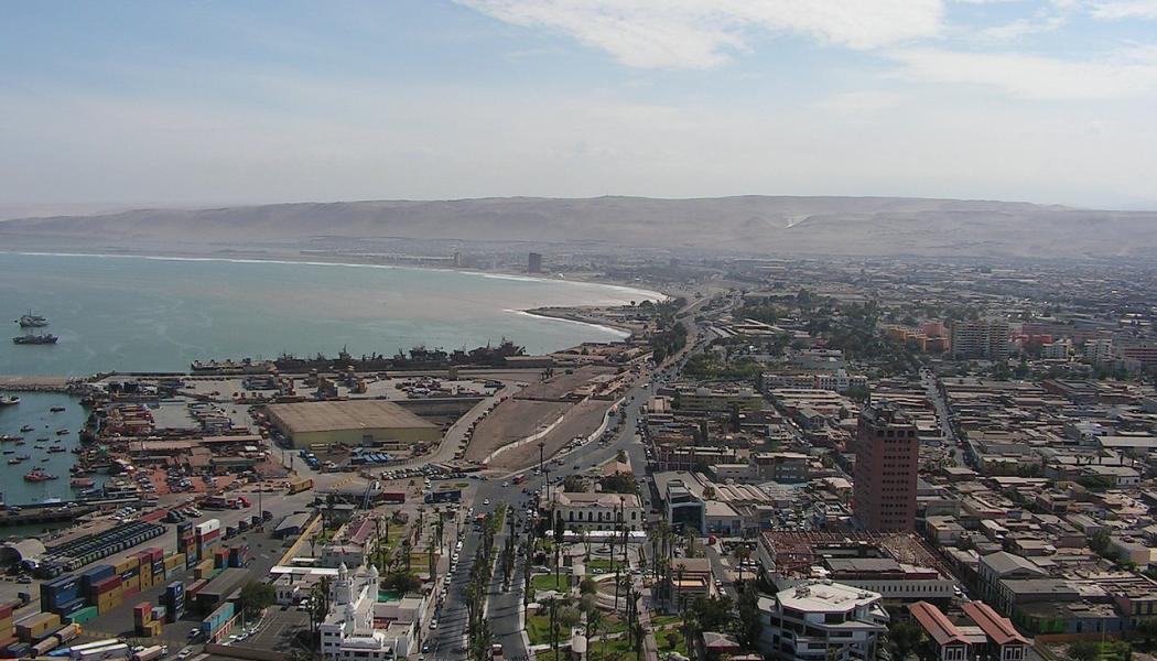 Arica är en hamnstad i Chile. Foto: Andyjavi/Wikimedia Commons