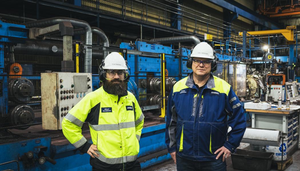 Mikael Haraldsson och Tomas Andersson, Hofors-Hällefors. Foto: Richard Paulsson/Ovako