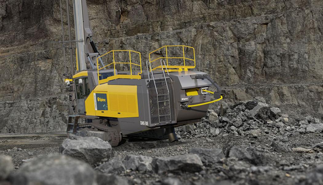 Batterielektrisk borrigg. Foto: Epiroc