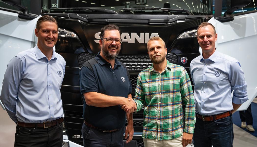 Affären blir den enskilt största affären för Scania Sverige när det gäller elektriska lastbilar.  Foto: Scania 