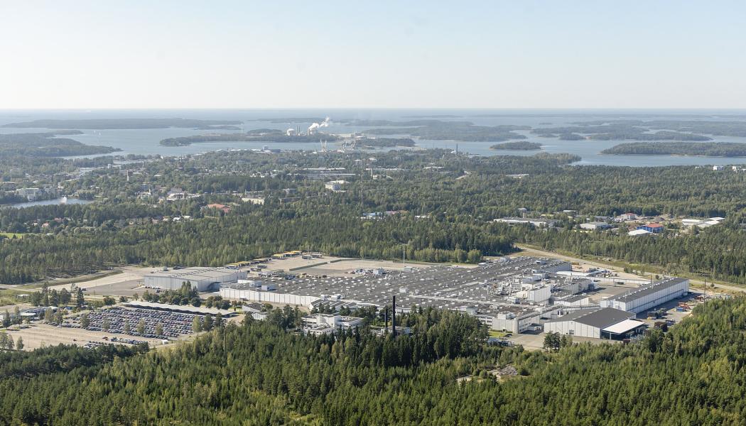 Anläggningen i Nystad, Finland. Foto: Bhlub/Wikimedia Commons 