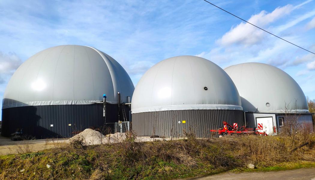 Biogasanläggningar bidrar idag med cirka nio gigawatt el, vilket motsvarar omkring 10 procent av Tysklands elbehov. Foto: Fachverband Biogas e.V.
