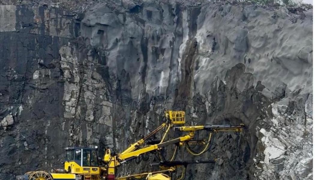 Blue Moon Metals sprängde nyligen ingången till gruvan i Repparfjorden. (Foto: Blue Moon Metals)