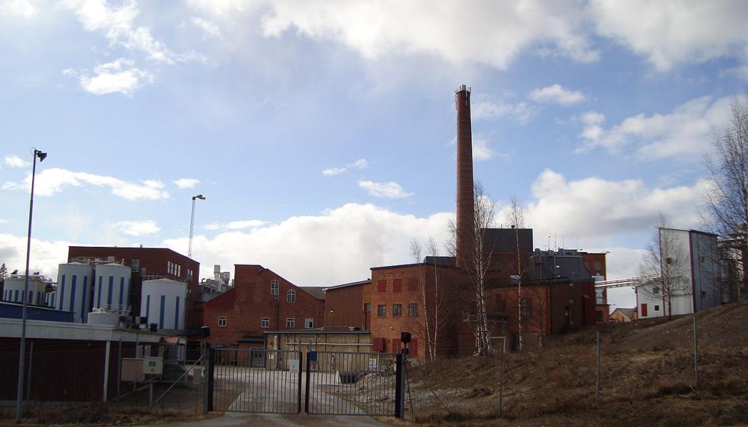 Arctic Papers pappersbruk i Grycksbo i Dalarna. Foto: Calle Eklund/V-wold/Wikimedia Commons