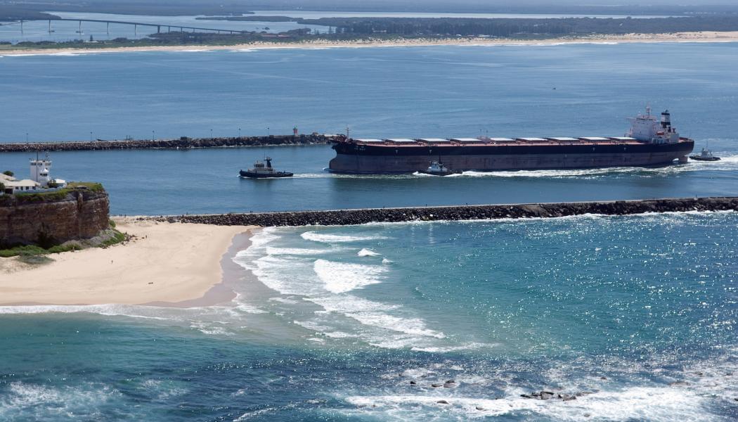 Hamnen i Newcastle, Australien. Foto: CSIRO/Wikimieda Commons