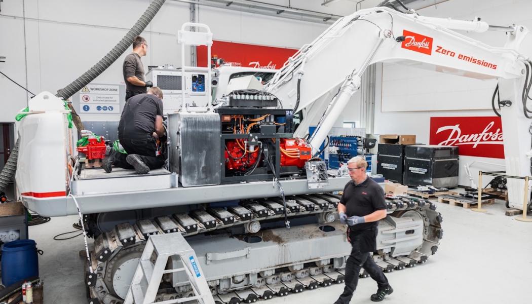 Ny hydraulikteknik ökar drifttiden för elgrävmaskiner