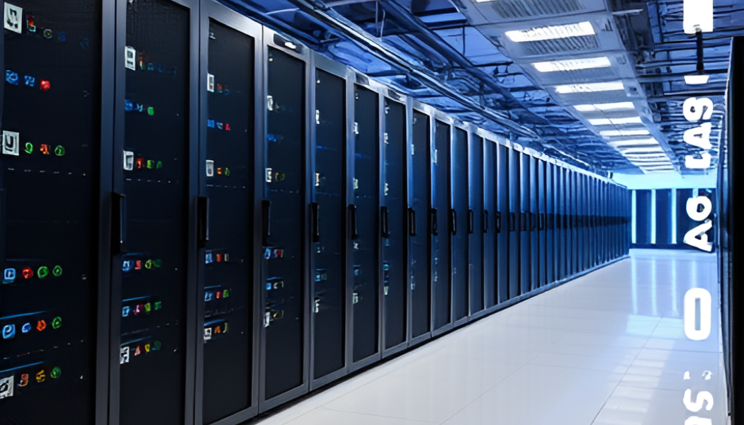 Datacenter. AI-genererad bild.
