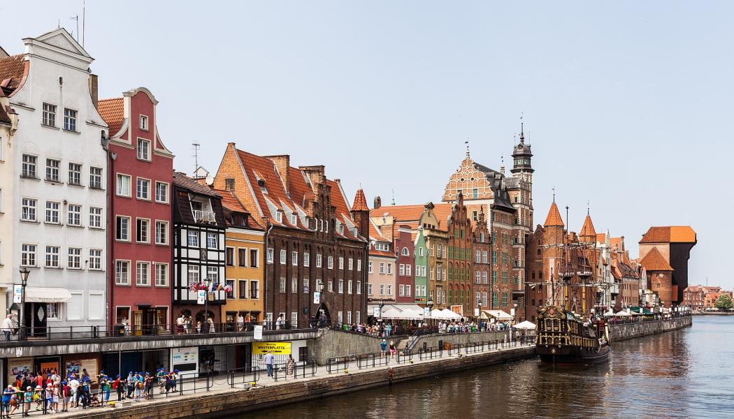 Gdansk i norra Polen. Foto: Diego Delso/Wikimedia Commons