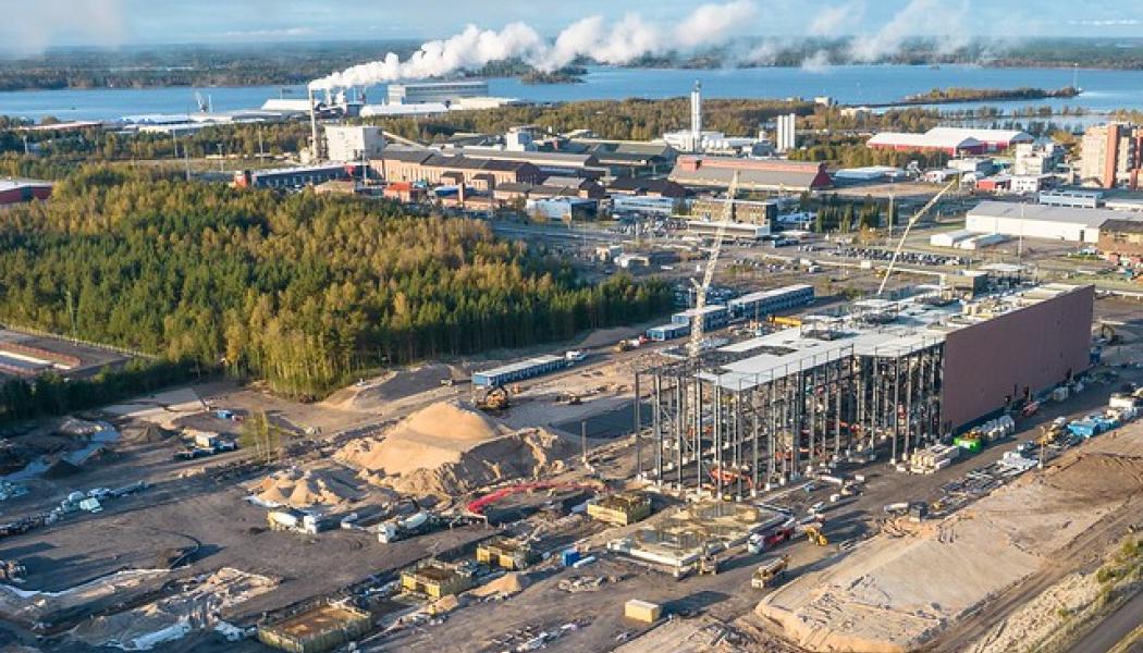 Här uppstår Kelibers nya litiumfabrik. Foto. Keliber/ Sibanye-Stillwater