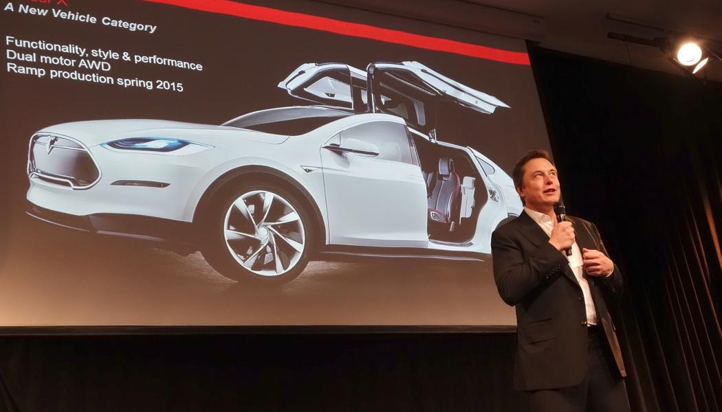 Elon Musk vid presentationen av en ny bil. Foto: Wikipedia Common, Kredit: Steve Jurvetson 