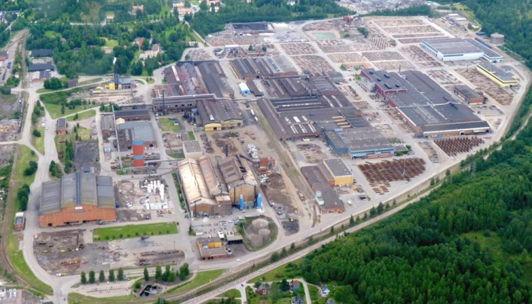 Ovakos anläggning i Hofors. Foto: Ovako