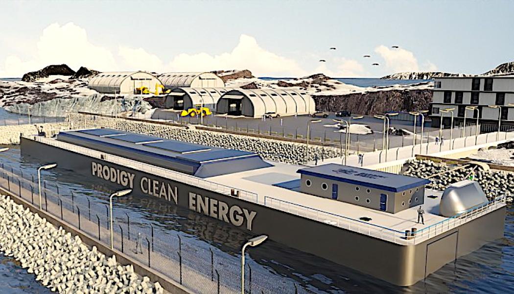 Dessa flyttbara anläggningar ska enligt bolaget kunna anpassas för en bruttoeffekt från 1 till 1 000 megawatt el, och även kunna användas för tillämpningar med högt värmebehov, exempelvis för industriella processer. Bild: Prodigy Clean Energy / branschrapportering